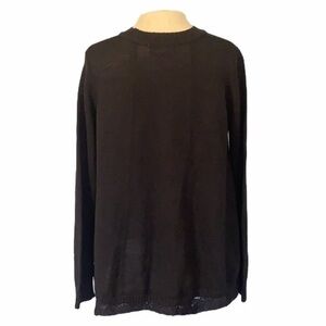 Cloud Chaser women’s black sweater XL acrylic